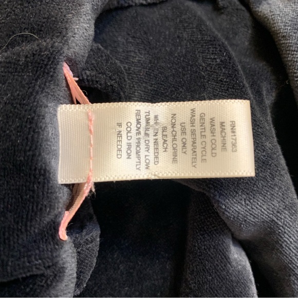 French Kitty Long Sleeved Robe with Waist Tie Size Large - Picture 8 of 16